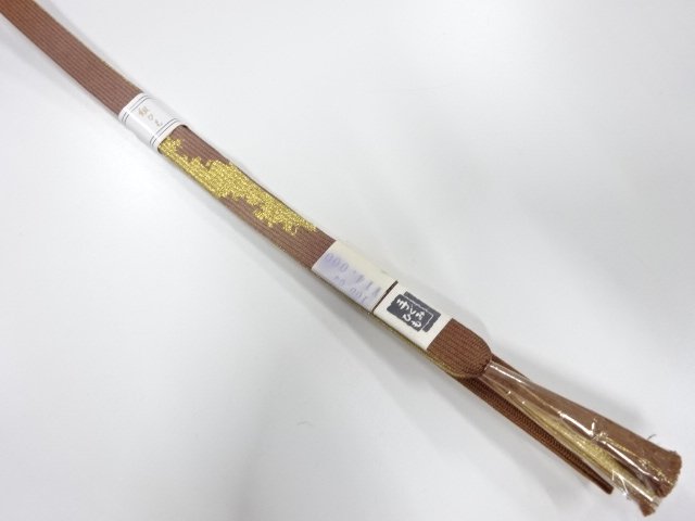 JAPANESE KIMONO / UNUSED KOREI HAND-TIED OBIJIME